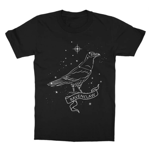 Fekete Harry Potter gyerek rövid ujjú póló - Ravenclaw Constellation
