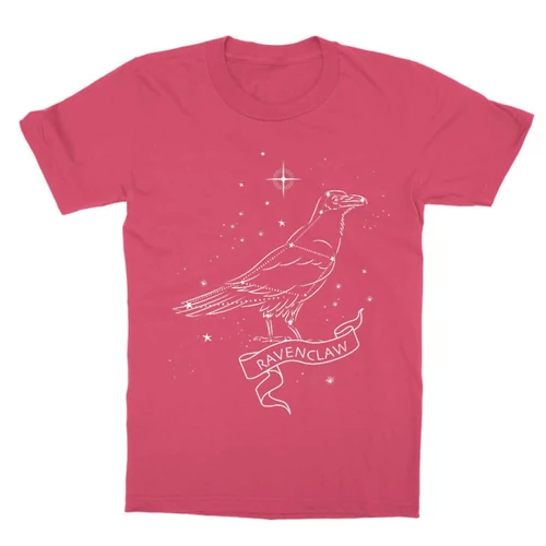 Pink Harry Potter gyerek rövid ujjú póló - Ravenclaw Constellation