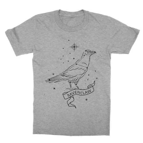 Sportszürke Harry Potter gyerek rövid ujjú póló - Ravenclaw Constellation