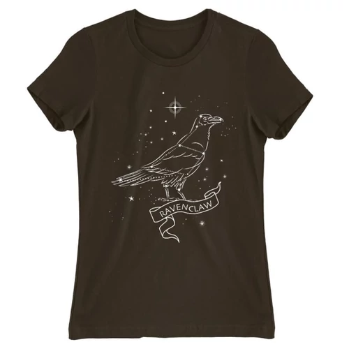 Barna Harry Potter női rövid ujjú póló - Ravenclaw Constellation