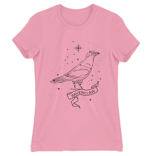 Világos rózsaszín Harry Potter női rövid ujjú póló - Ravenclaw Constellation