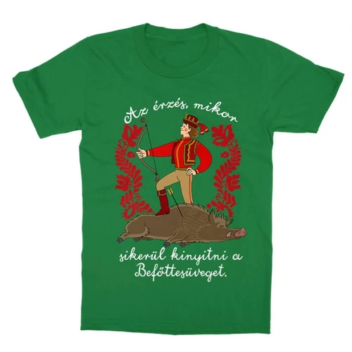 Zöld Magyar népmesék gyerek rövid ujjú póló - Az érzés
