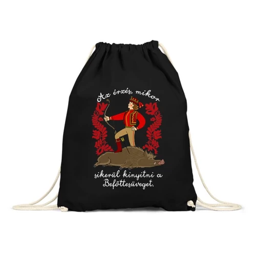 Fekete Magyar népmesék tornazsák - Az érzés