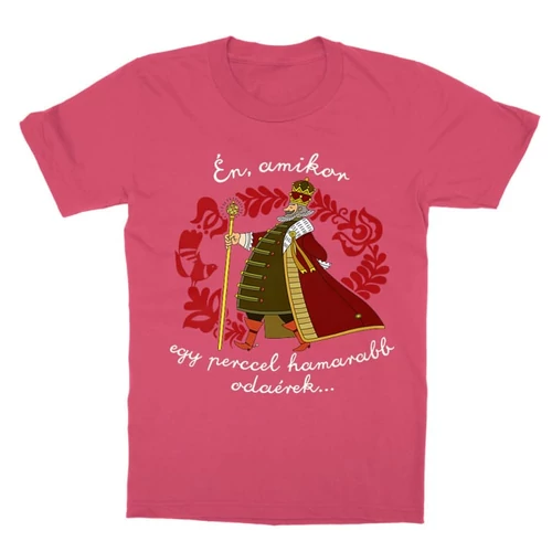 Pink Magyar népmesék gyerek rövid ujjú póló - Egy perc
