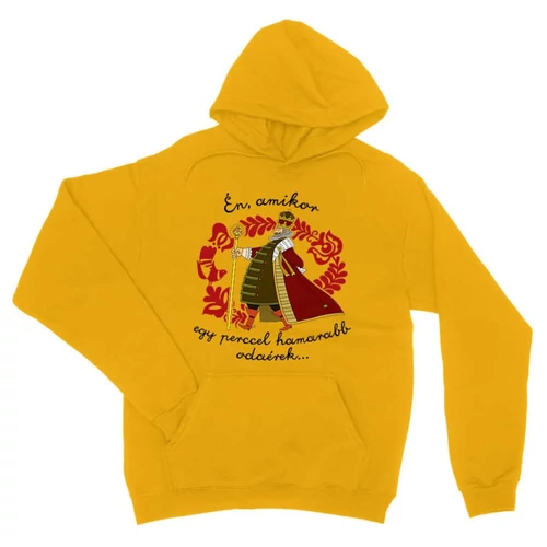 Sárga Magyar népmesék kapucnis pulóver - Egy perc