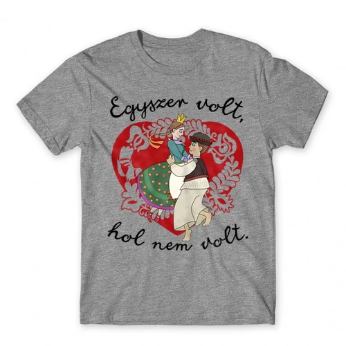Magyar népmesék férfi rövid ujjú póló - Egyszer volt, hol nem voltMagyar népmesék férfi rövid ujjú póló - Szeretnélek meghívni egy kávéra