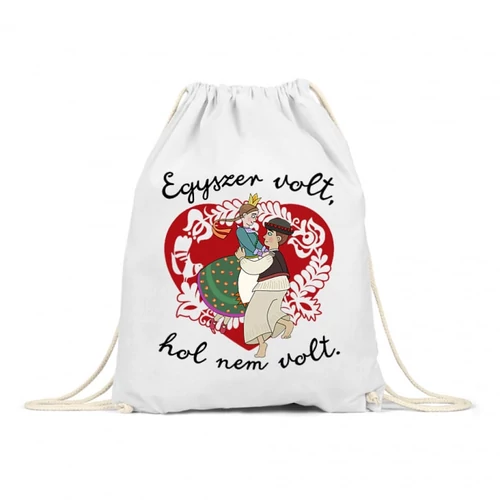 Fehér Magyar népmesék tornazsák - Egyszer volt, hol nem volt