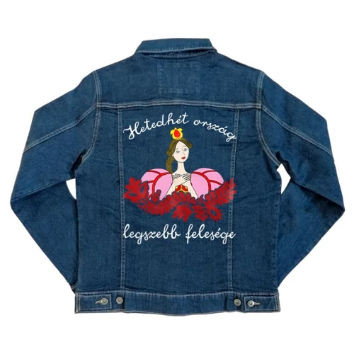 Magyar népmesék unisex farmer kabát - Legszebb feleség