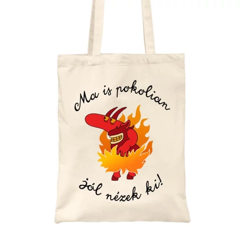 Homok Magyar népmesék vászontáska - Pokolian jól nézek ki