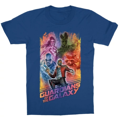 Királykék A galaxis őrzői gyerek rövid ujjú póló - Guardians Team Colors