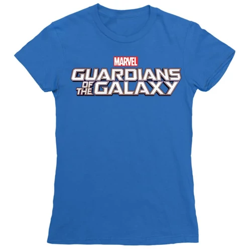 Királykék A galaxis őrzői női rövid ujjú póló - Guardians Simple Logo