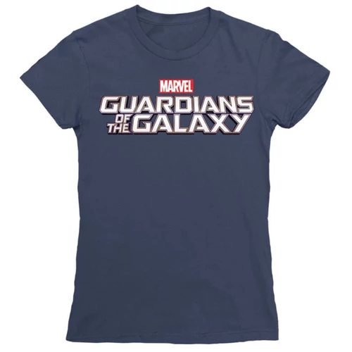 Sötétkék A galaxis őrzői női rövid ujjú póló - Guardians Simple Logo