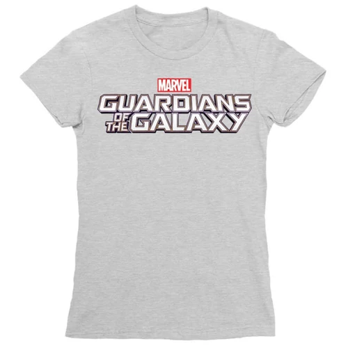 Sportszürke A galaxis őrzői női rövid ujjú póló - Guardians Simple Logo