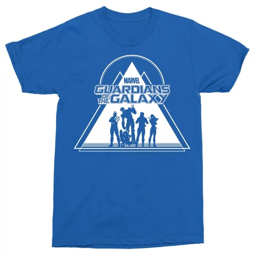 Királykék A galaxis őrzői férfi rövid ujjú póló - Guardians Triangle