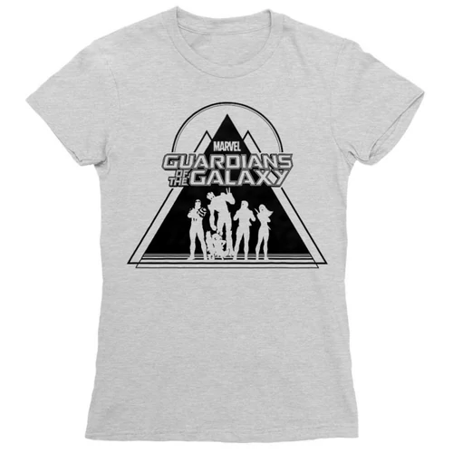 Sportszürke A galaxis őrzői női rövid ujjú póló - Guardians Triangle