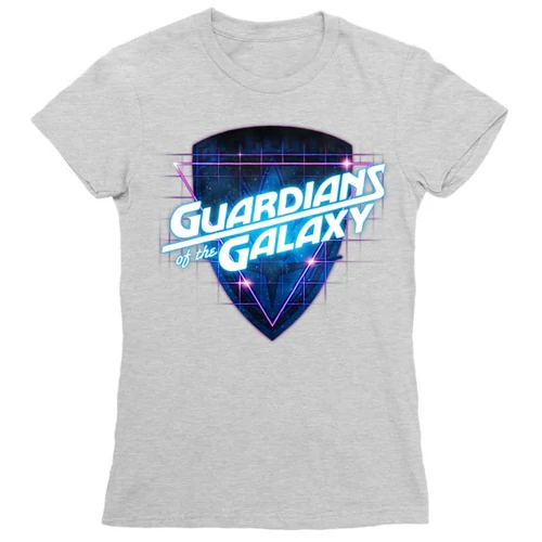 Sportszürke A galaxis őrzői női rövid ujjú póló - Retro Badge