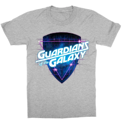 Sportszürke A galaxis őrzői gyerek rövid ujjú póló - Retro Badge
