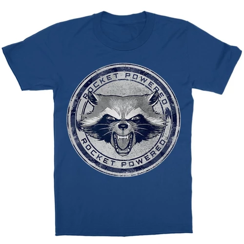 Királykék A galaxis őrzői gyerek rövid ujjú póló - Rocket Powered