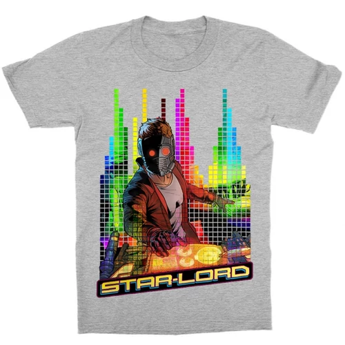 Sportszürke A galaxis őrzői gyerek rövid ujjú póló - Star Lord Music
