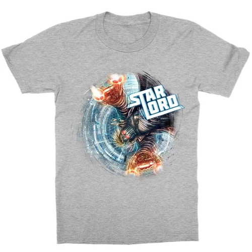 Sportszürke A galaxis őrzői gyerek rövid ujjú póló - Star Lord Swirl