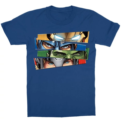 Királykék Bosszúállók - gyerek rövid ujjú póló - Avengers Eyes