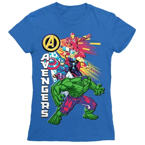 Királykék Bosszúállók - Avengers női rövid ujjú póló - Avengers Group
