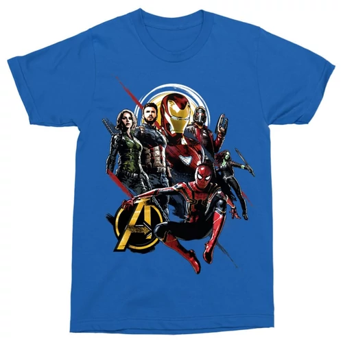 Királykék Bosszúállók Férfi rövid ujjú póló - Infinity War 