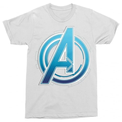 Fehér Bosszúállók - Avengers - Férfi rövid ujjú póló