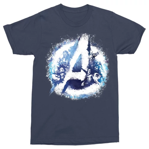 Sötétkék Bosszúállók - Avengers férfi rövid ujjú póló
