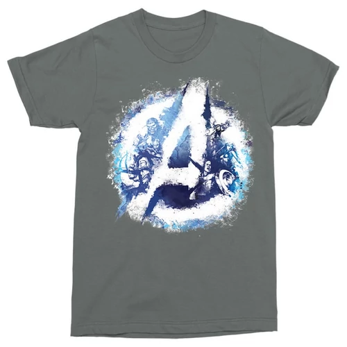 Sötétszürke Bosszúállók - Avengers férfi rövid ujjú póló