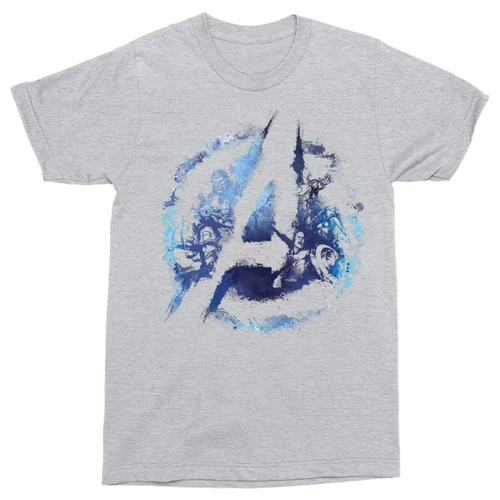 Sportszürke Bosszúállók - Avengers férfi rövid ujjú póló