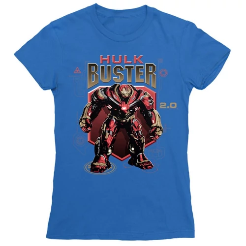 Királykék Bosszúállók női rövid ujjú póló - Hulk Buster