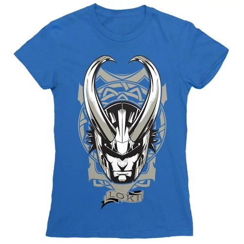 Királykék Bosszúállók - Avengers női rövid ujjú póló - Loki