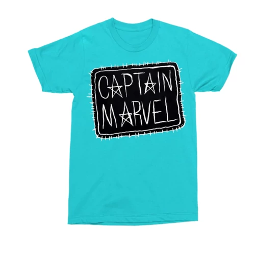 Attolkék Marvel Kapitány férfi rövid ujjú póló