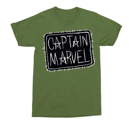 Oliva Marvel Kapitány férfi rövid ujjú póló