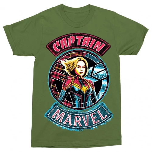 Oliva Marvel Kapitány férfi rövid ujjú póló