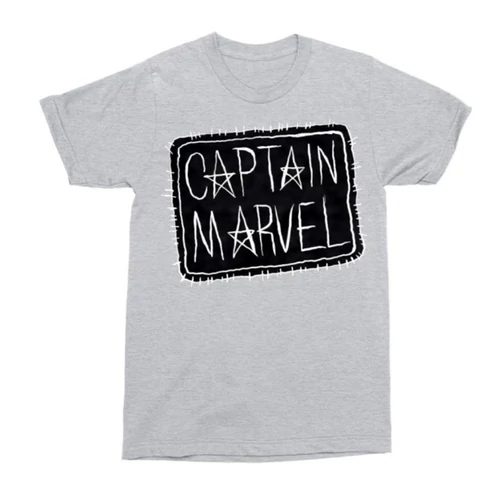 Sportszürke Marvel Kapitány férfi rövid ujjú póló