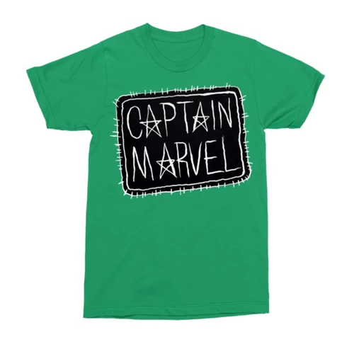 Zöld Marvel Kapitány férfi rövid ujjú póló