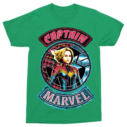 Zöld Marvel Kapitány férfi rövid ujjú póló