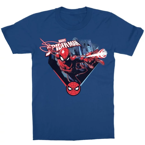 Királykék Pókember gyerek rövid ujjú póló - Spider-Man Jump
