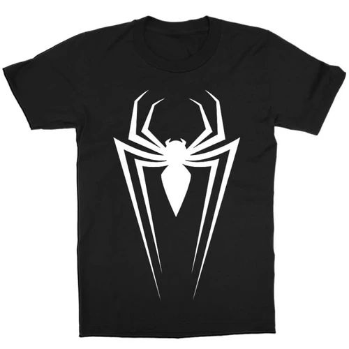 Fekete Pókember gyerek rövid ujjú póló - Spider Logo 2