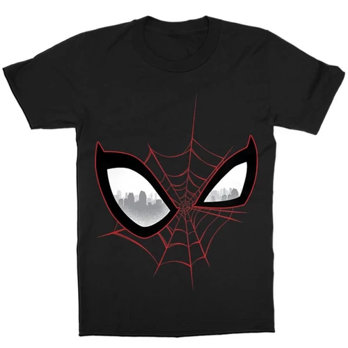 Fekete Pókember gyerek rövid ujjú póló - Spider-Man New York City