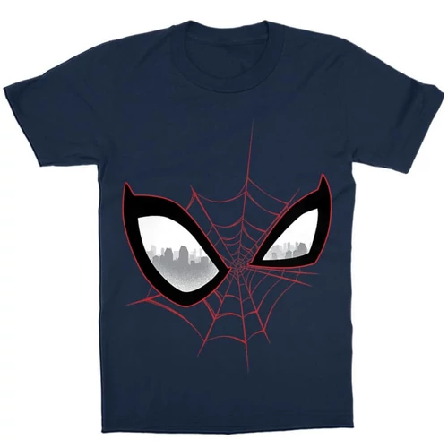 Sötétkék Pókember gyerek rövid ujjú póló - Spider-Man New York City