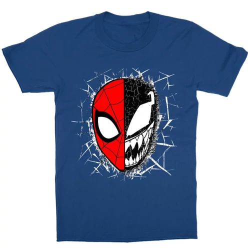 Királykék Pókember gyerek rövid ujjú póló - Spider-Man vs Venom