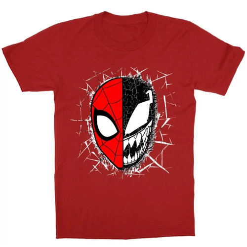 Piros Pókember gyerek rövid ujjú póló - Spider-Man vs Venom