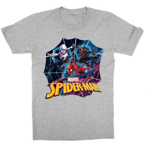 Sportszürke Pókember gyerek rövid ujjú póló - Spider-Man Comics