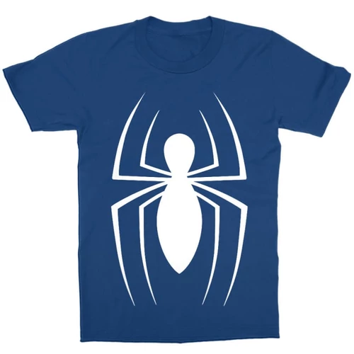 Királykék Pókember gyerek rövid ujjú póló - Spider Logo