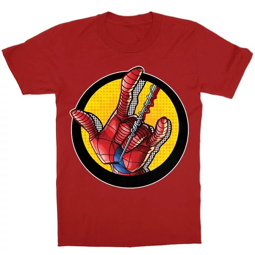 Piros Pókember gyerek rövid ujjú póló - Spider-Man Hand