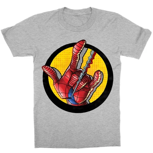 Sportszürke Pókember gyerek rövid ujjú póló - Spider-Man Hand