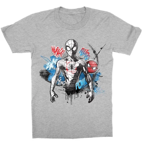 Sportszürke Pókember gyerek rövid ujjú póló - Spider-Man Paint